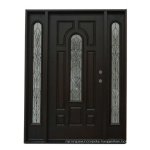 Iron Series FM 200I-Single Pre-Hung FRP Door-Mahogany